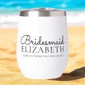 Gepersonaliseerde bruidsmeisje script bruiloft