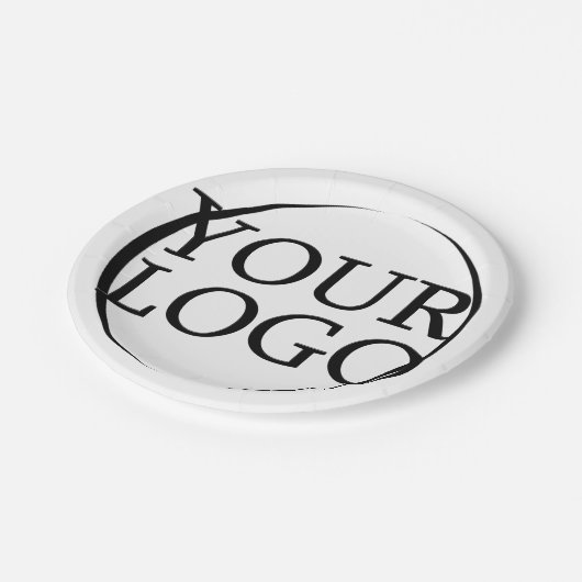 Gepersonaliseerde bruiloft aangepaste idee Creëer Papieren Bordje (Gekanteld)