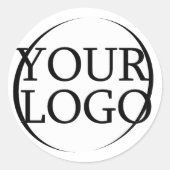 Gepersonaliseerde bruiloft aangepaste idee Creëer  Ronde Sticker (Voorkant)