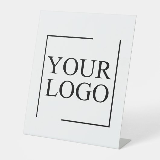 Gepersonaliseerde bruiloft aangepaste idee toevoeg reclamebord met voetstuk (Voorkant)