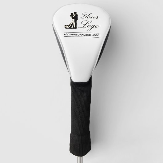 Gepersonaliseerde bruiloft aangepaste idee Voeg uw Golfheadcover (Voorkant)