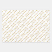 Gepersonaliseerde bruiloft bruid bruidegom zilver  inpakpapier vel (Voorkant 3)