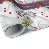 Gepersonaliseerde bruiloft cadeau wrap cadeaupapier (Rol Hoek)
