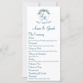 Gepersonaliseerde bruiloft Crest met Hydrangeas