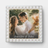 Gepersonaliseerde bruiloft foto plaque fotoplaat (Voorkant)