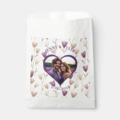 Gepersonaliseerde bruiloft | Fotosjabloon Bedankzakje (Voorkant)