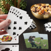 Gepersonaliseerde bruiloft Keepsake Paar Pokerkaarten (Insitu)