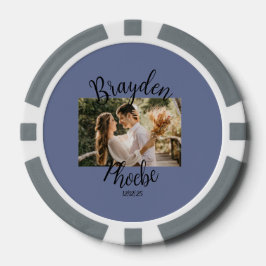 Gepersonaliseerde bruiloft poker chips