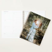 Gepersonaliseerde bruiloft portret moderne kalligr planner (Display)
