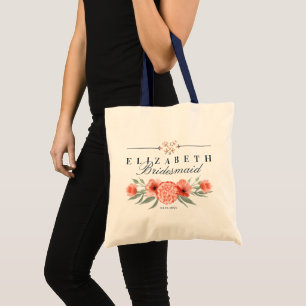 Gepersonaliseerde bruiloft Tas - Botanicals & Flor
