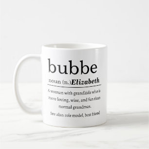 Gepersonaliseerde Bubbe Definitie Koffiemok