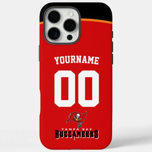 Gepersonaliseerde Buccaneers Jersey Amerikaans Foo Case-Mate iPhone Case (Achterkant)
