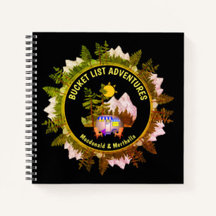 GEpersonaliseerde BUCKET LIST ADVENTURES Notitieboek