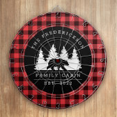 Gepersonaliseerde buffelbeklede Beer Dartbord