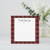 Gepersonaliseerde buffer feestdagenkaart (Staand voorkant)