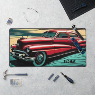 Gepersonaliseerde bureaumat. Classic  USA auto Bureaumat