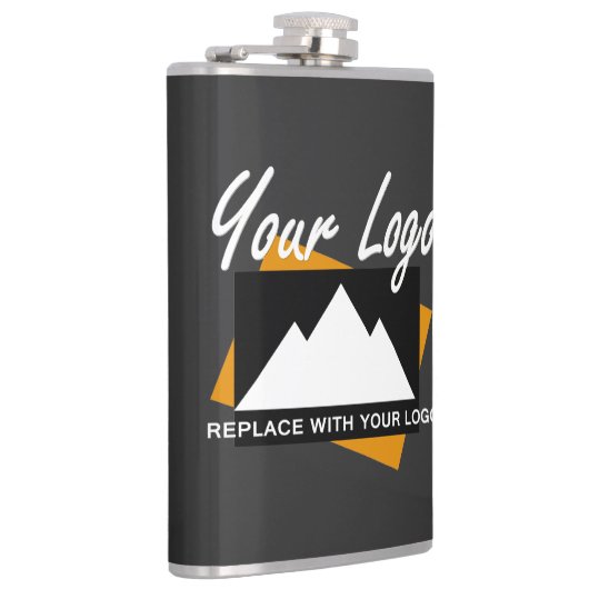 Gepersonaliseerde Business Design Company Professi Heupfles (Rechts)