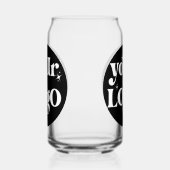 Gepersonaliseerde Business Logo Branded Blikvorm Glas (Links)