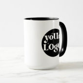 Gepersonaliseerde Business Logo Branded Mok (Voorkant rechts)