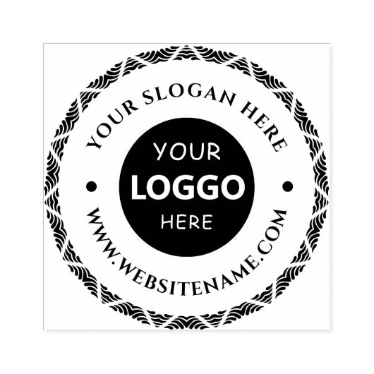 Gepersonaliseerde Business Logo Custom Rubber Stam Rubberstempel (Afrduk)