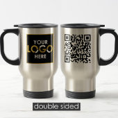 Gepersonaliseerde Business Logo QR Code Promotiona Reisbeker