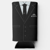 Gepersonaliseerde Business Suit Funny Boss Koelbox (Achterkant)