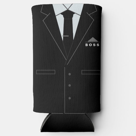 Gepersonaliseerde Business Suit Funny Boss Koelbox (Voorkant)