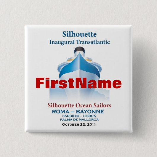 Gepersonaliseerde Button #2 (met voornaam slechts) (Voorkant)