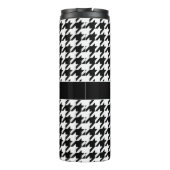 Gepersonaliseerde BW-houndstooth Thermosbeker (Achterkant)