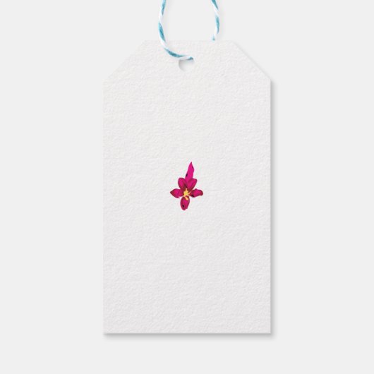 Gepersonaliseerde cadeaulabels | Elegant, Metallic (Achterkant)