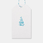 Gepersonaliseerde cadeaulabels | Vakantie, Metalli (Achterkant)