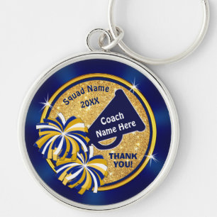 Gepersonaliseerde cadeaus voor een Cheer COACH, Bl Sleutelhanger