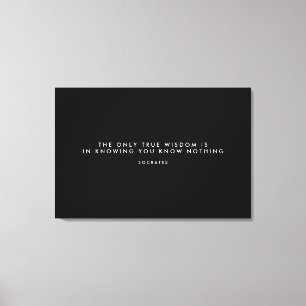 Gepersonaliseerde cadeaus voor mannen citeren gest canvas afdruk