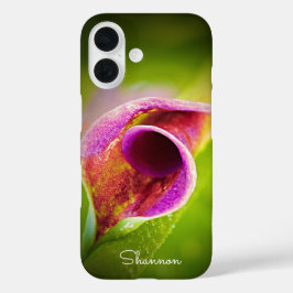Gepersonaliseerde Calla Lily Sturdy Apple Phone Ca iPhone 16 Hoesje
