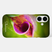 Gepersonaliseerde Calla Lily Sturdy Apple Phone Ca Case-Mate iPhone Case (Achterkant (horizontaal))