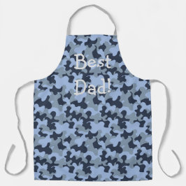 Gepersonaliseerde Camouflage Papa cadeau Schort