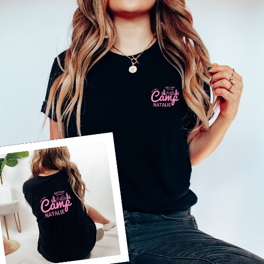 Gepersonaliseerde Camp Bach Bachelorette Party Cus T-shirt