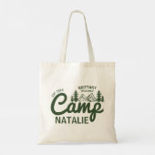 Gepersonaliseerde Camp Bach Bachelorette Party Cus Tote Bag (Achterkant)
