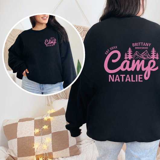 Gepersonaliseerde Camp Bach Bachelorette Party Cus Trui