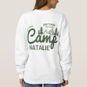 Gepersonaliseerde Camp Bach Bachelorette Party Cus Trui (Achterkant)