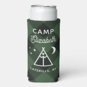 Gepersonaliseerde Camp Bachelorette Flanel (Seltzer Voorkant)