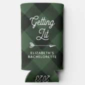 Gepersonaliseerde Camp Bachelorette Flanel (Achterkant)