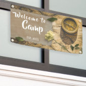 Gepersonaliseerde Camp Welcome Banner (Buitenkant Gebouw)