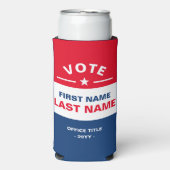 Gepersonaliseerde campagne US Election Koelbox (Seltzer Voorkant)