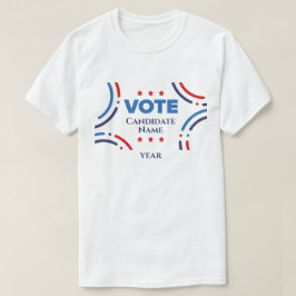 gepersonaliseerde campagne voor de presidentsverki t-shirt