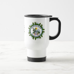 Gepersonaliseerde Camping Travel Mug Reisbeker