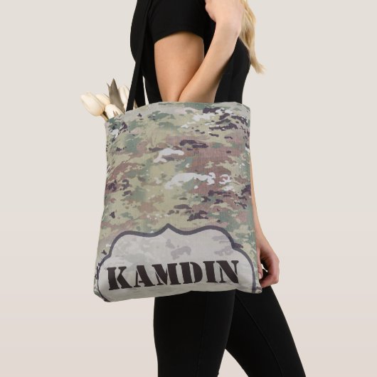 Gepersonaliseerde Canvas tas Army OCP Camo Uniform (Dichtbij)