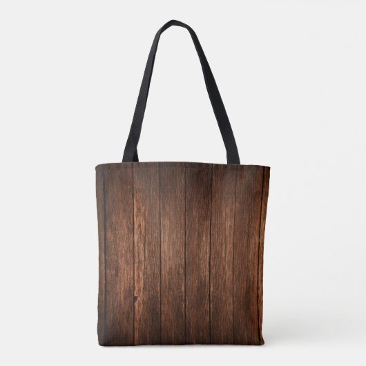 Gepersonaliseerde Canvas tas schuur hout land rust (Achterkant)