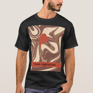 Gepersonaliseerde cappuccino T-Shirt
