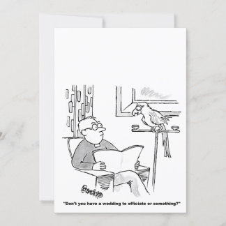 Gepersonaliseerde Cartoon bruiloft uitnodiging